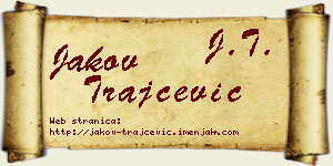 Jakov Trajčević vizit kartica